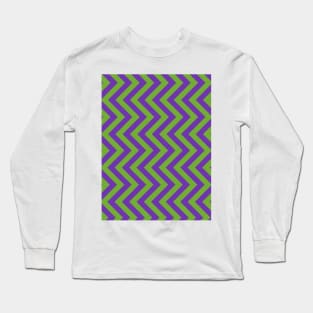 Violet and Green Arrows Long Sleeve T-Shirt